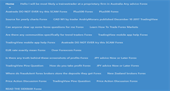Desktop Screenshot of forextrendmonitor.com